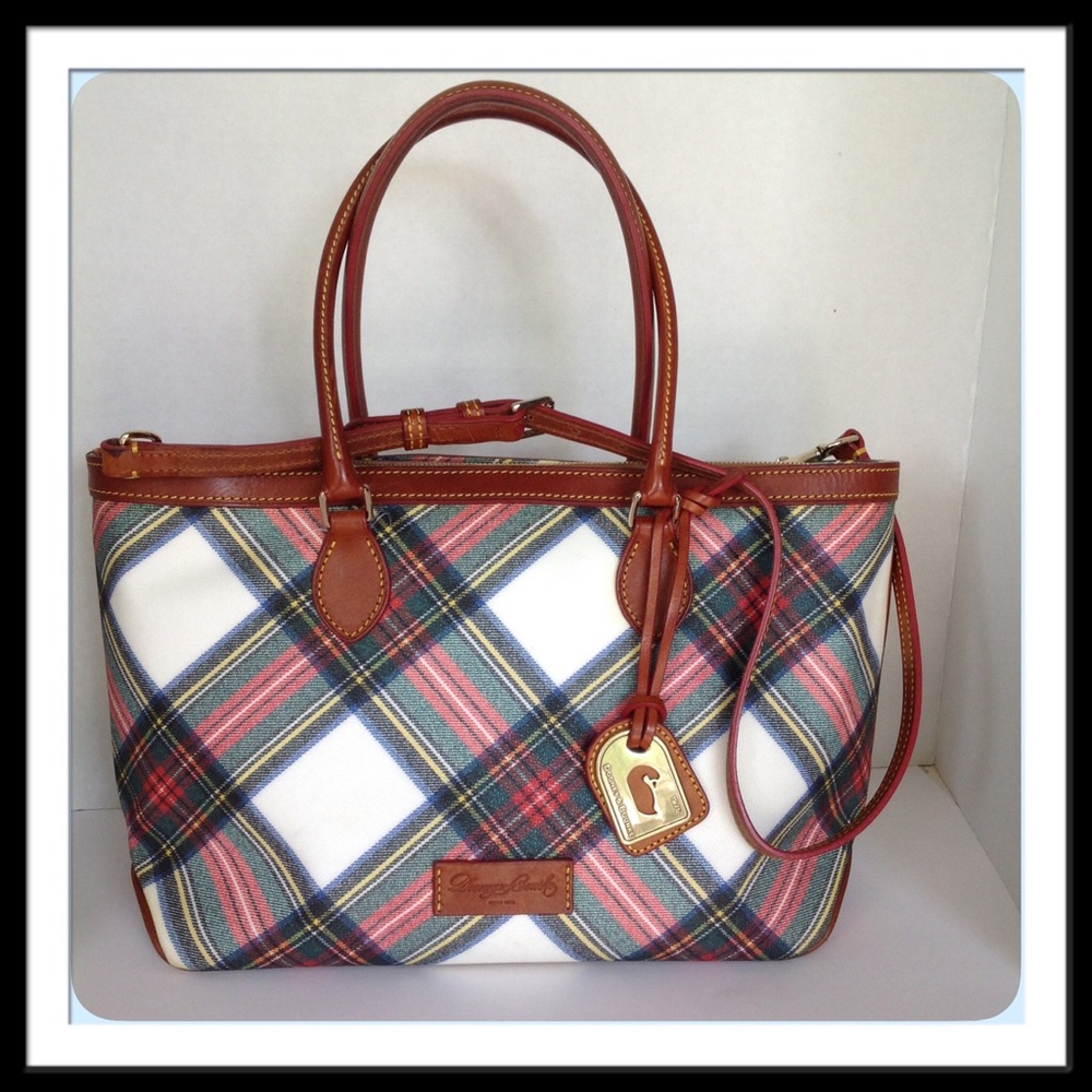 Dooney & Bourke Tartan Plaid Tote